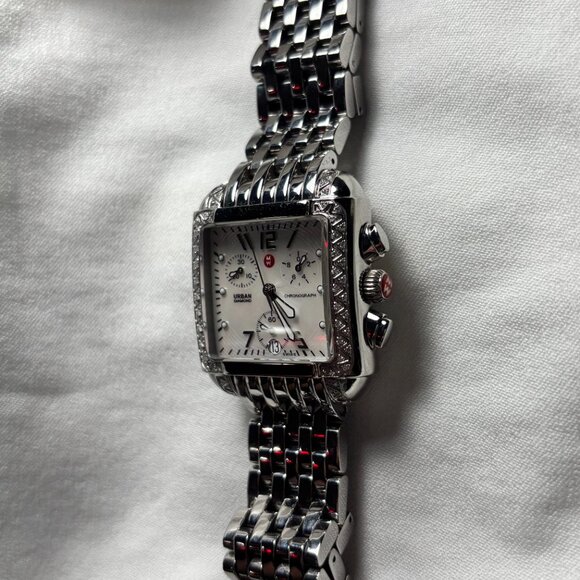 Michele Chronograph Diamond Watch main image 4